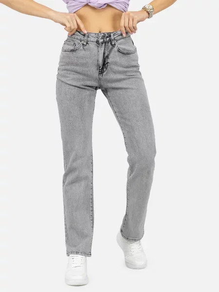 Джинси YUKI світло-сірий сірі