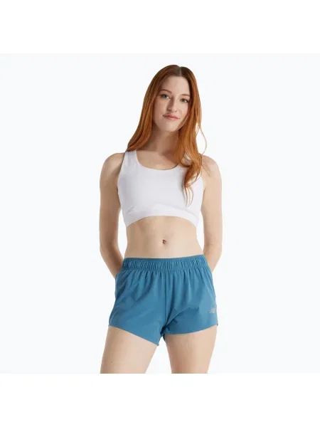 Női New Balance RC Seamless 3" terrarium rövidnadrág. Méret: M kék