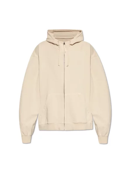 Bluza z kapturem Maison Margiela beżowa