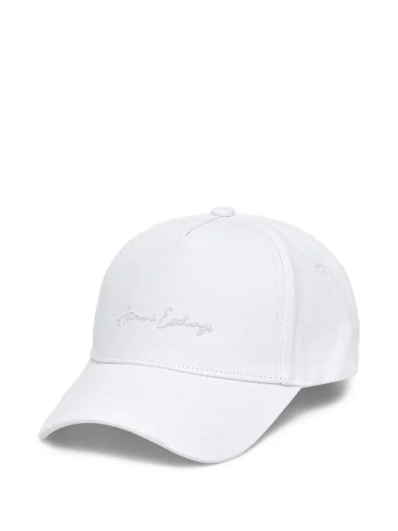 Hímzett baseball sapka Armani Exchange fehér