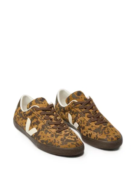 Sneakerși Veja cu imagine maro