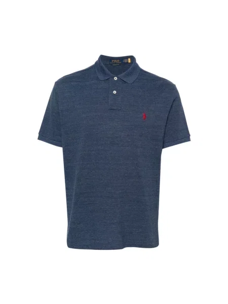 Polo Ralph Lauren polo granatowy melanżowy niebieska