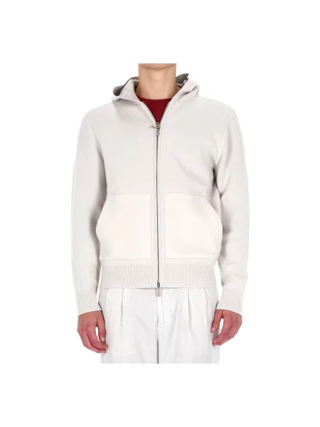 Sweter Eleventy wełniany beżowy