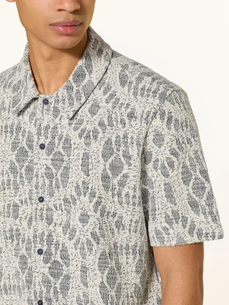 Samsøe Samsøe Košile S Krátkým Rukávem Sakvist Comfort Fit Z Jersey režná černá
