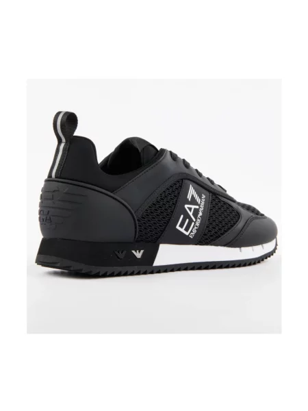Sneakersy Emporio Armani Ea7 z siateczką czarne