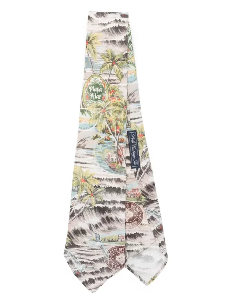 Polo Polo Ralph Lauren cu imprimeu tropical de in albastru