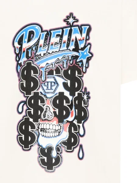 Dětské tričko Philipp Plein bílé