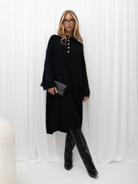 Haljina Italy Moda crna