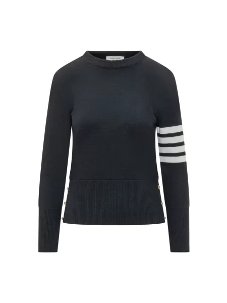 Sweter Thom Browne wełniany niebieski