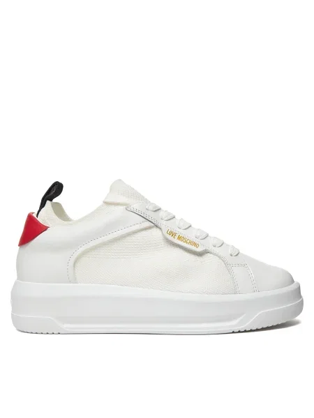 Sneakers LOVE MOSCHINO alb