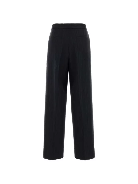 Pantaloni Jil Sander de lână albastru