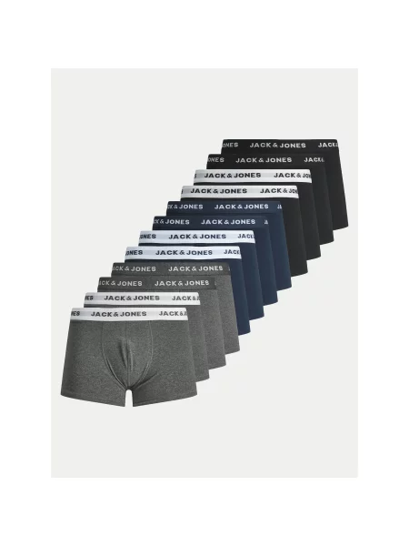 Jack&Jones Σετ μποξεράκια 12 τεμαχίων Solid Έγχρωμο