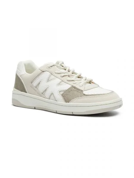 Michael Kors Sneakers REBEL cu adaos de piele bej