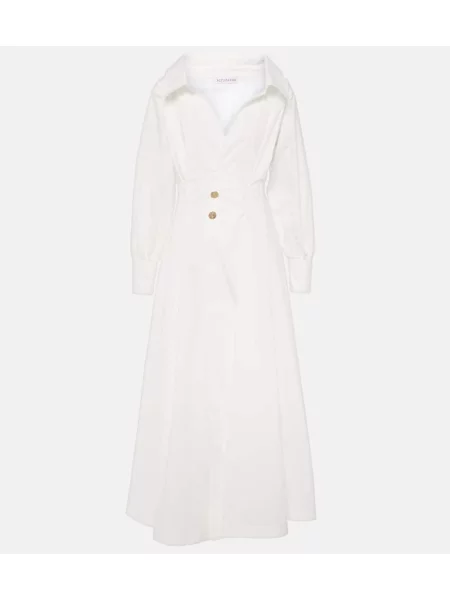 Rochie midi Altuzarra până la genunchi de costum alb