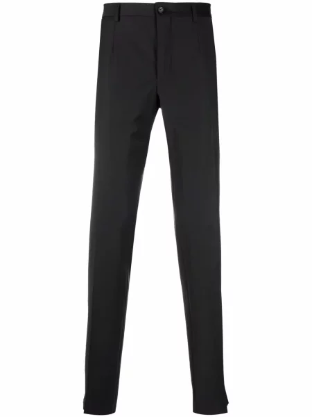 Pruhované kalhoty Philipp Plein černé