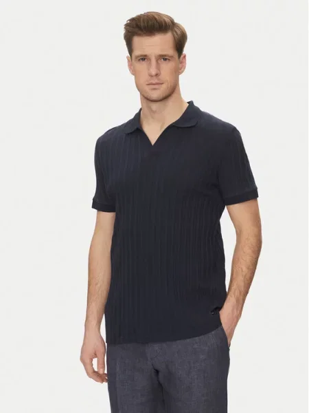 JOOP! Polokošile 17 Tmavomodrá Modern Fit