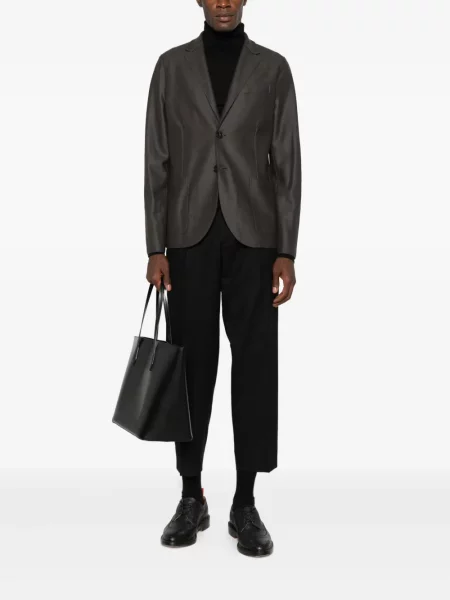 Pantaloni Briglia 1949 plisate negru