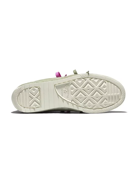 Converse velúr teniszcipő Chuck Taylor Lo zöld