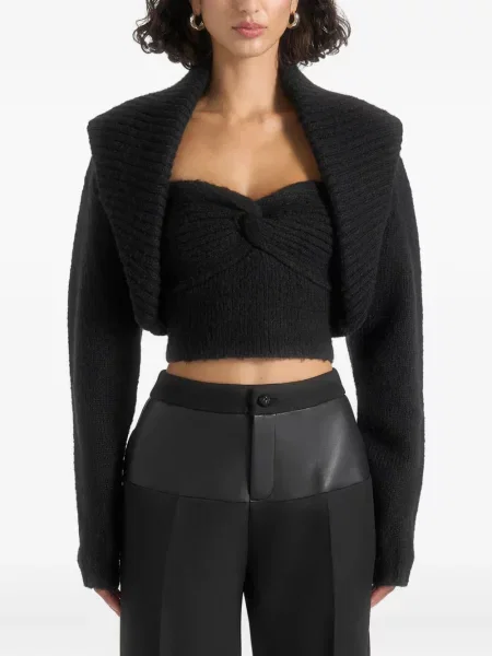 Top Manière De Voir tricotate negru