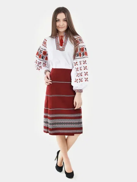 Едельвіка ­ Юбка бордова