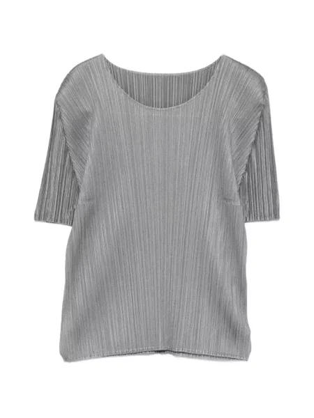 Μικρός μπλούζα Pleats Please Issey Miyake γκρι