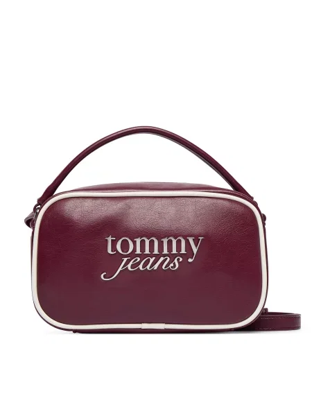 Τσάντα Tommy Jeans Tjw Bold Script Camera Bag Μπορντό