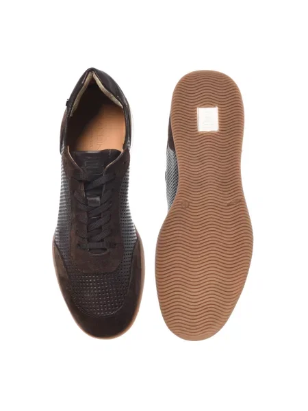 Sneakersy Baldinini zamszowe brązowe