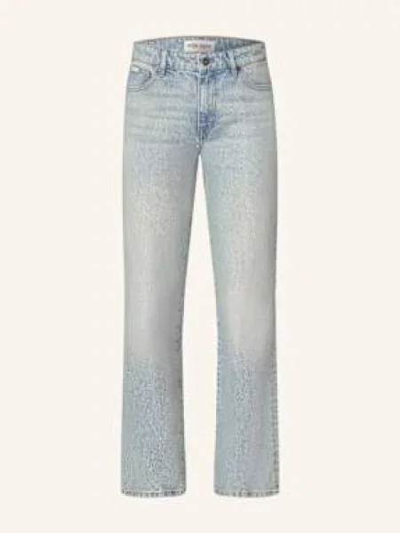 Guess Jeans Jeansy Straight blau niebieskie