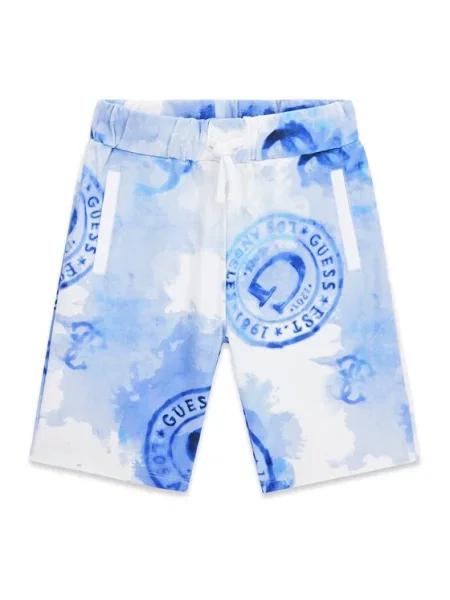 Guess Спортни шорти син