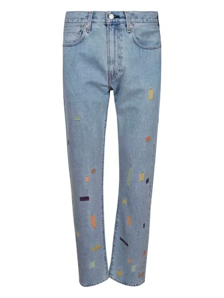 Pulover Levi's® cu decolteu rotund albastru