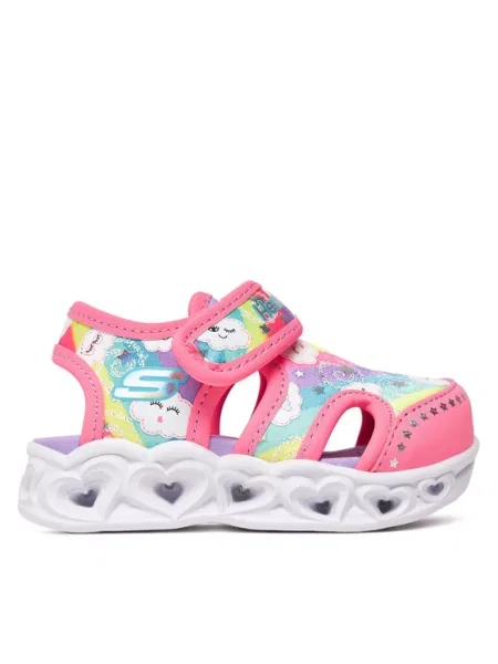 Skechers Sandali Heart Lights Sandals-Cutie Clouds roza