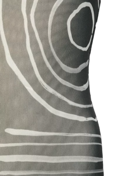 Rochie maxi Eckhaus Latta cu imagine verde