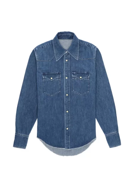 Каубой риза Fortela синьо