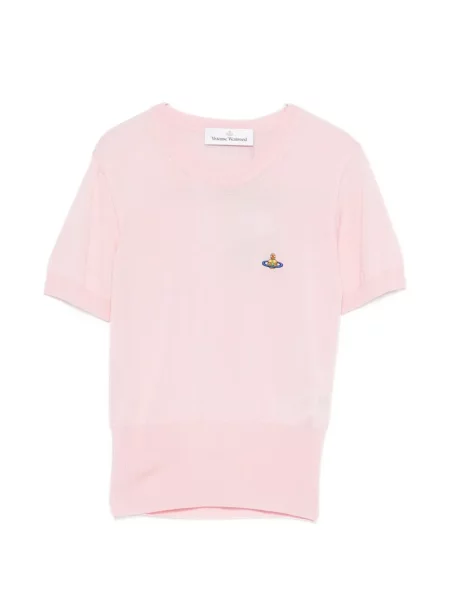 Pulover Vivienne Westwood scurt roz