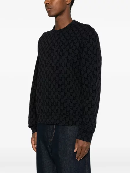 Lung pulover Emporio Armani negru