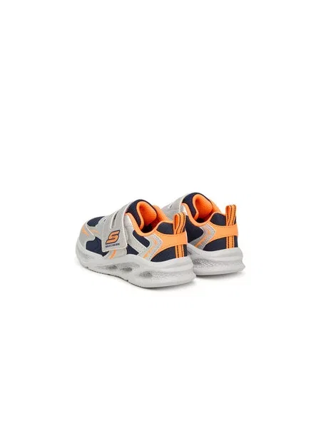 Laisvalaikio batai Skechers S-Lights: Meteor-Lights - Glow Spike Sidabrinė
