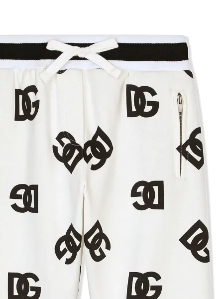 Spodnie dziecięce Dolce And Gabbana białe