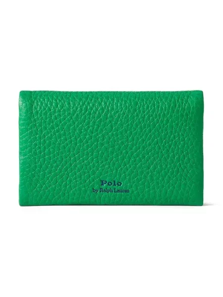 Polo Ralph Lauren portofel de piele verde