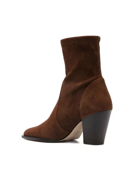 Botki Stuart Weitzman brązowe