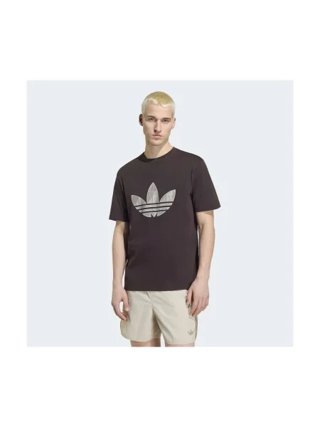 Tričko Adidas hnedá