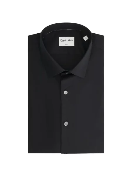 Cămașă Calvin Klein clasică negru