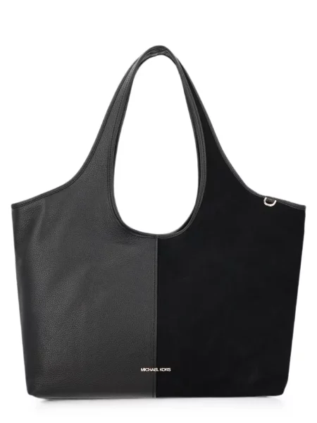Geantă shopper Michael Michael Kors din piele negru