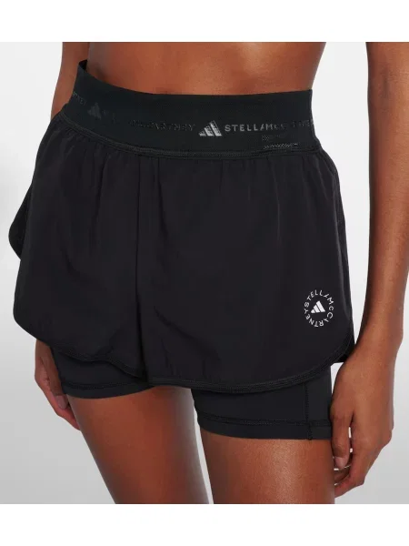 Pantaloni scurți Adidas By Stella Mccartney negru