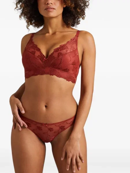 Sutien Aubade cu model floral roșu
