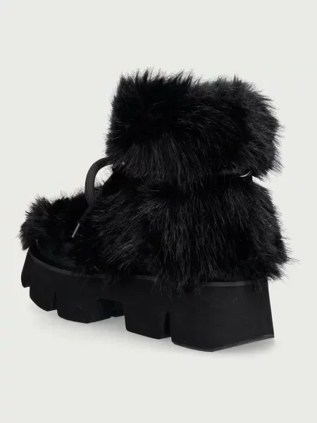 United Nude Stomper Fur Boot śniegowce czarne