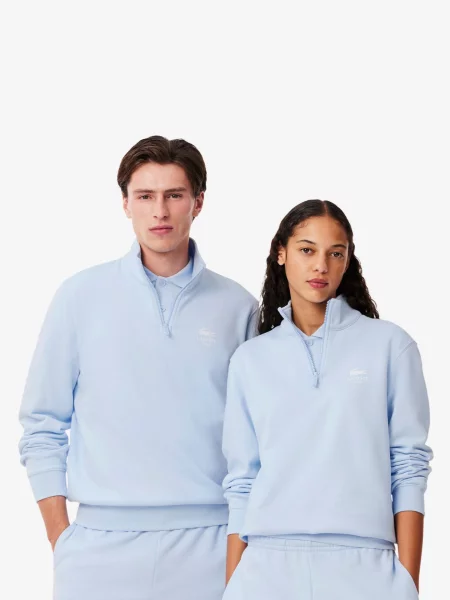 Спортивная кофта Lacoste голубая