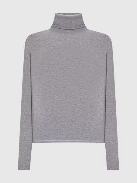 Светр EDUCATA з вовни та кашеміру Max Mara сірий