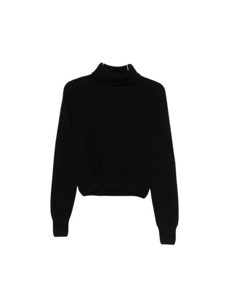Sweter z golfem Baserange czarny