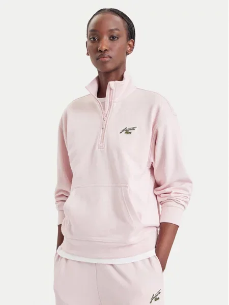 Lacoste Hanorac deschis roz