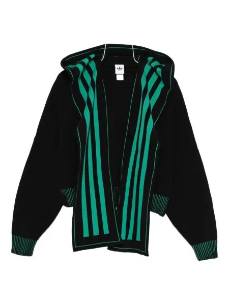 Bluza Adidas z dekoltem w serek z nadrukiem złota